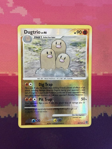 Pokemon Card Dugtrio Secret Wonders Reverse Holo Rare 24/132 Near Mint