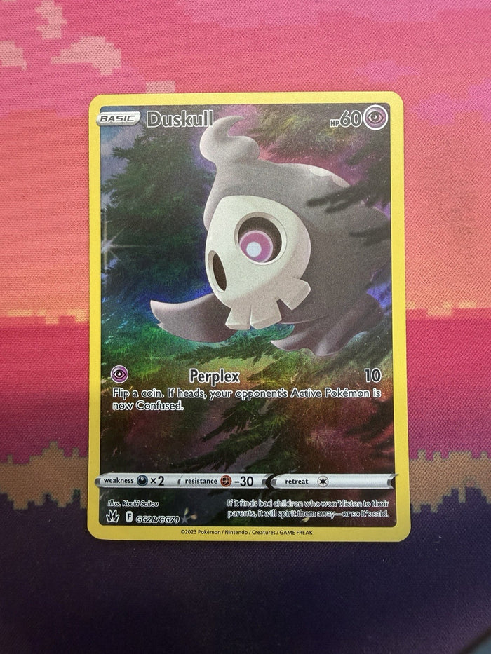 Pokemon Card Duskull GG28/GG70 Galarian Gallery Crown Zenith Near Mint