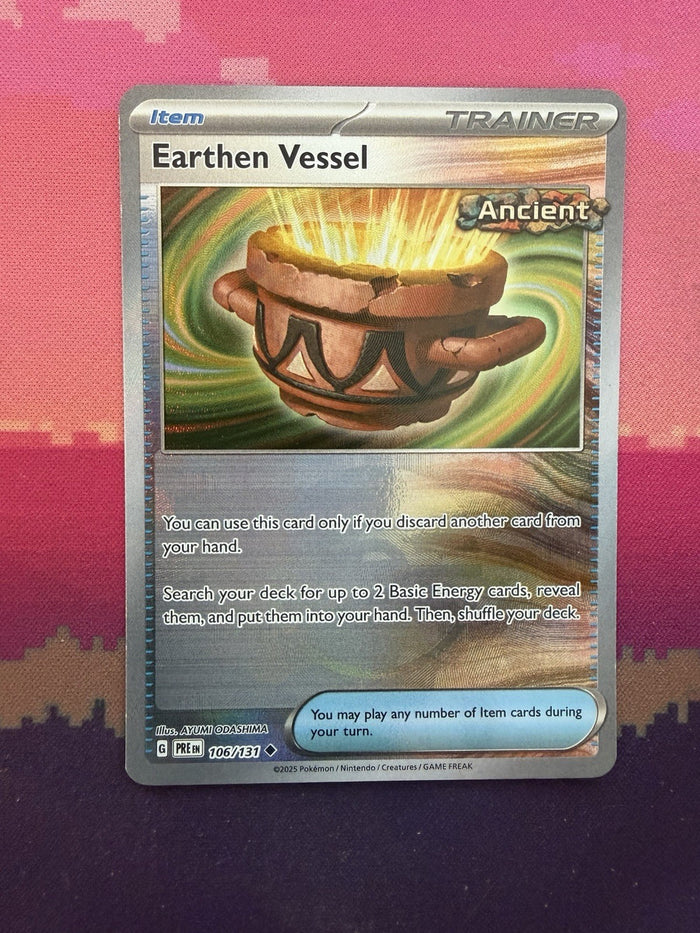 Pokemon Card Eathern Vessel Prismatic Evolution Reverse Holo 106/131 Near Mint