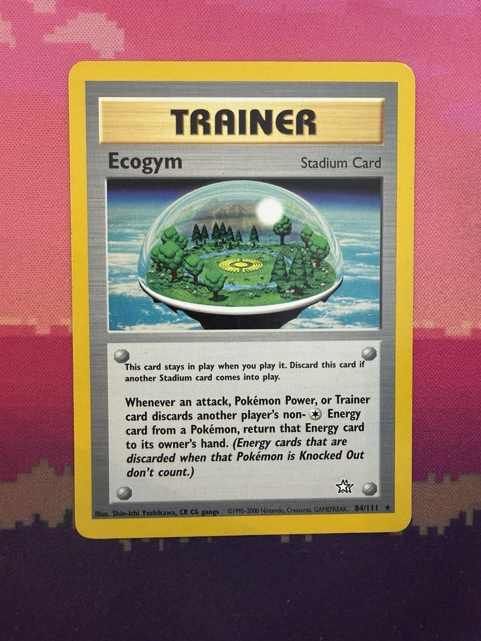 Pokemon Card Ecogym Neo Genesis 84/111 Near Mint
