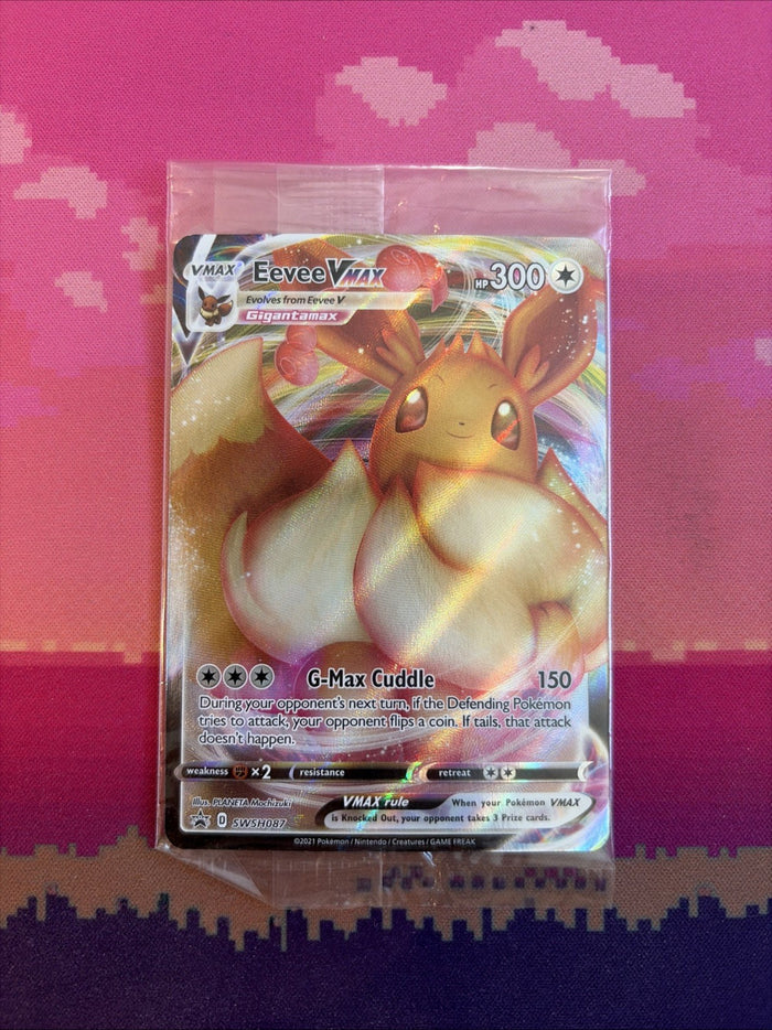 Pokemon Card Eevee VMAX Black Star Promo SWSH087 SEALED Near Mint