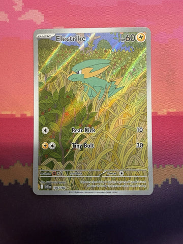 Pokemon Card Electrike 196/182 Illustration Rare Destined Rivals Near Mint