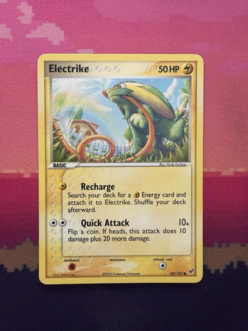 Pokemon Card Electrike Deoxys Common 60/107 Near Mint