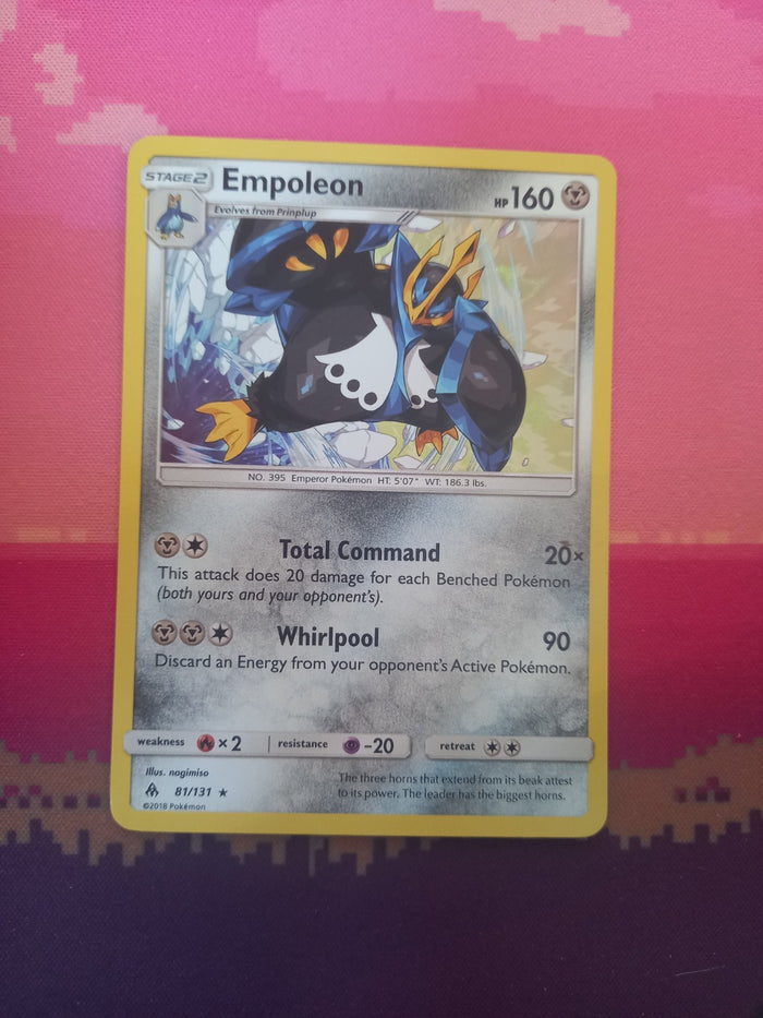 Pokemon Card Empoleon Forbidden Light Holo 81/131 Near Mint