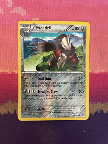 Pokemon Card Excadrill Primal Clash Reverse Holo Rare 96/160 Near Mint