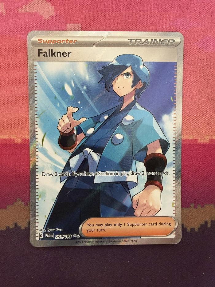 Pokemon Card Falkner Paldea Evolved Ultra Rare 251/193 Near Mint