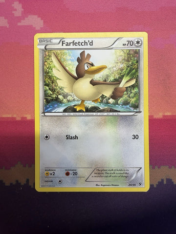 Pokemon Card Farfetch'd Kalos Starter Set 25/39 Near Mint