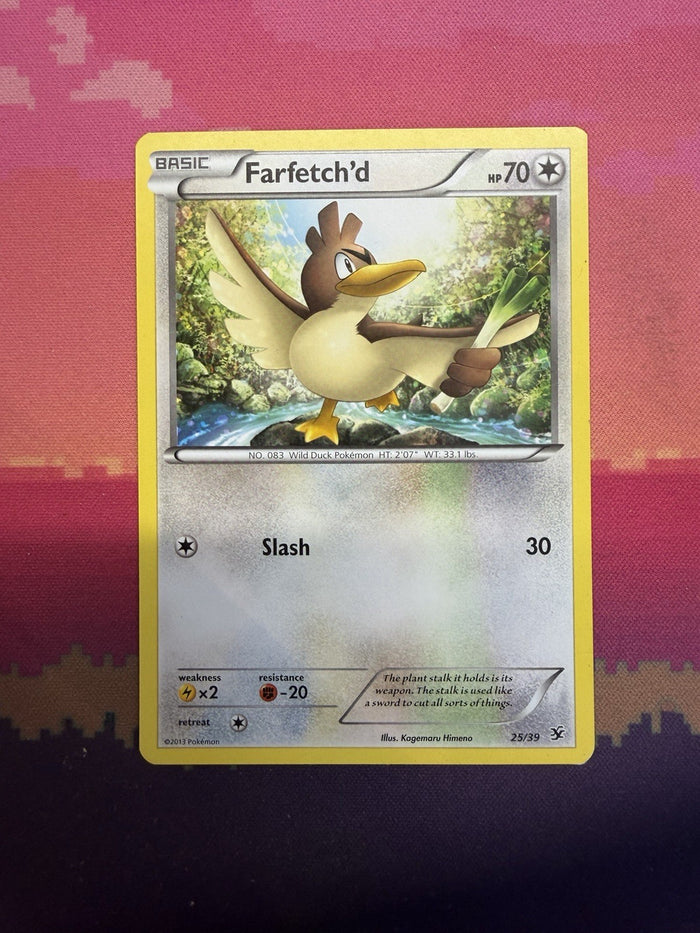 Pokemon Card Farfetch'd Kalos Starter Set 25/39 Near Mint