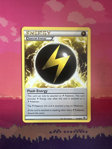 Pokemon Card Flash Energy Ancient Origins 83/98 Near Mint