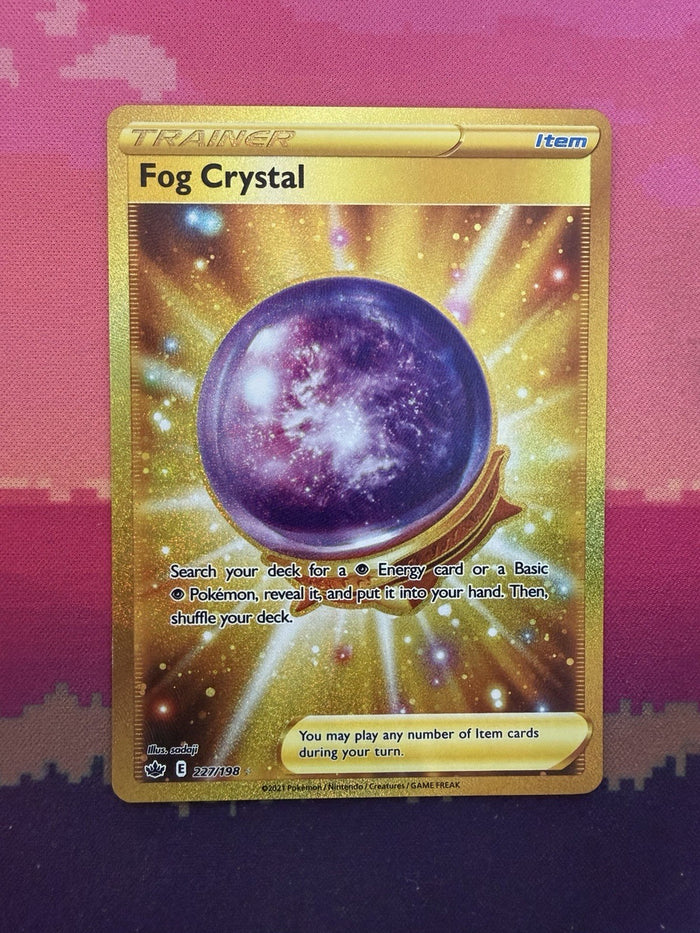 Pokemon Card Fog Crystal Chiling Reign Secret Rare 227/198 Near Mint