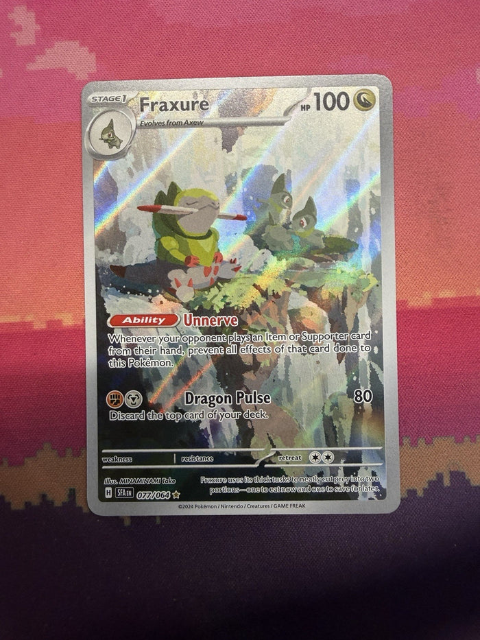 Pokemon Card Fraxture 077/064 Illustration Rare Shrouded Fable Near Mint
