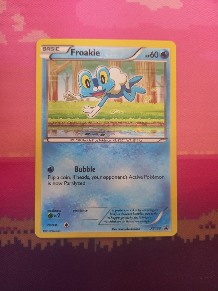 Pokemon Card Froakie Black Star Promo XY138 Near Mint