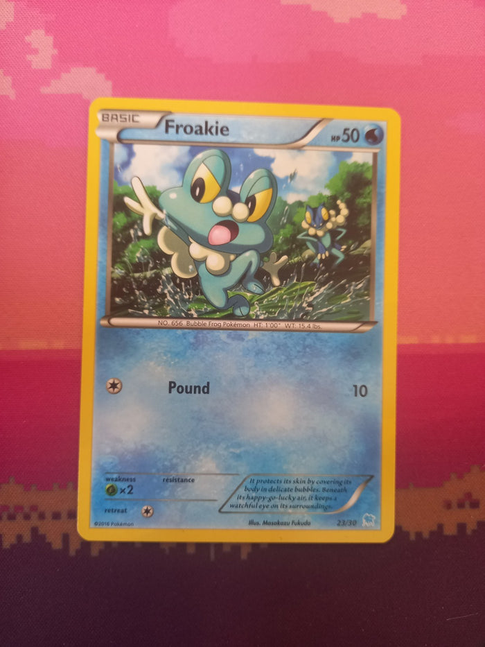 Pokemon Card Froakie XY Trainer Kit Suicune 11/30 Near Mint