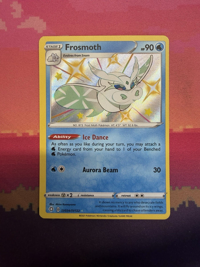 Pokemon Card Frosmoth SV034/SV122 Shiny Shining Fates Near Mint