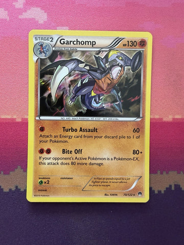 Pokemon Card Garchomp Breakpoint Holo Rare 70/122 Near Mint