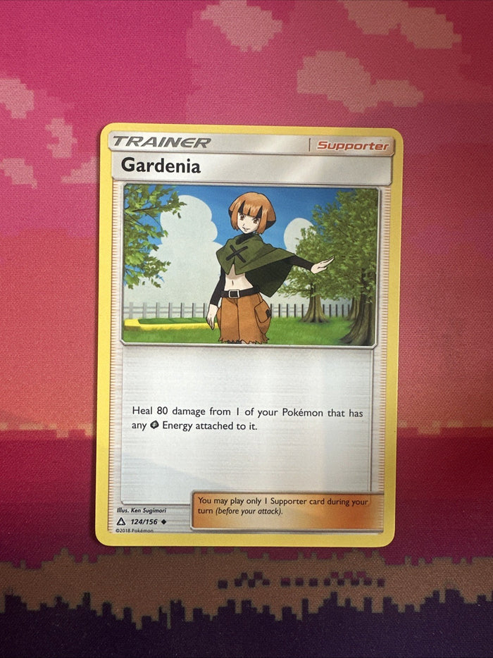 Pokemon Card Gardenia Ultra Prism 124/156 Near Mint