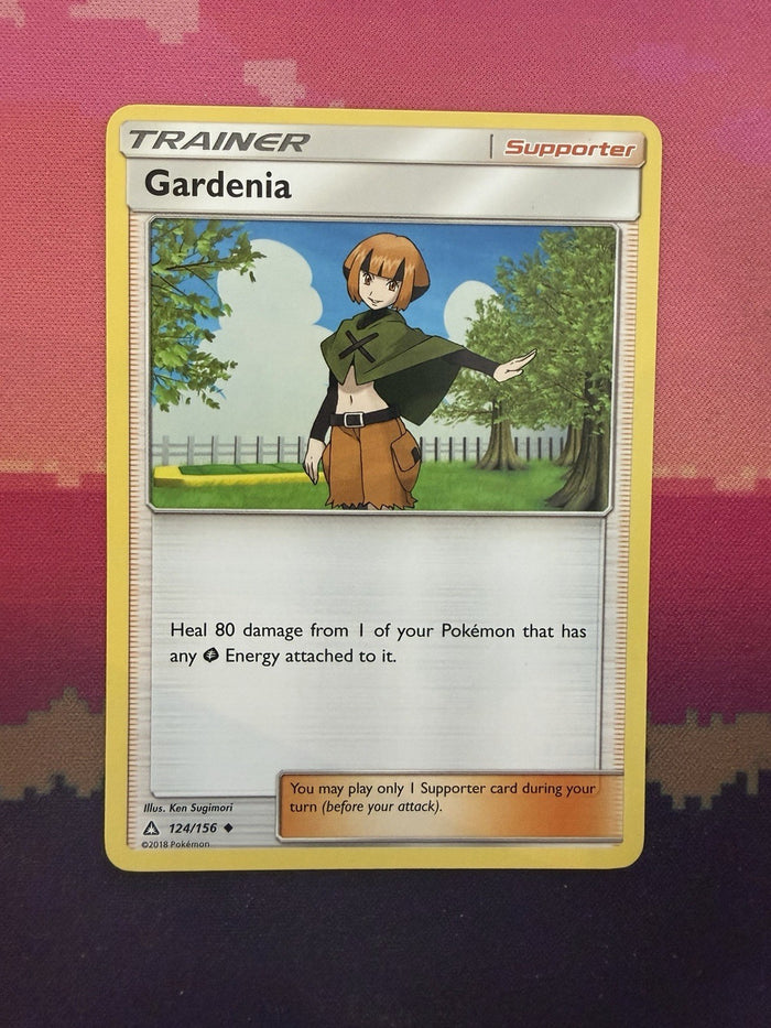 Pokemon Card Gardenia Ultra Prism 124/156 Near Mint