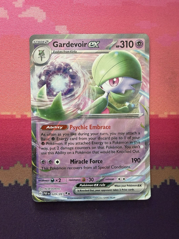 Pokemon Card Gardevoir EX Paldean Fates 029/091 Near Mint