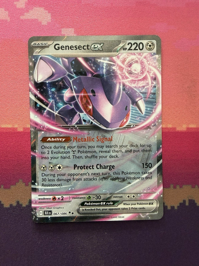 Pokemon Card Genesect EX Black Bolt 067/086 Near Mint
