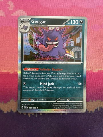 Pokemon Card Gengar Perfect Order Holo Rare 050/088 Near Mint