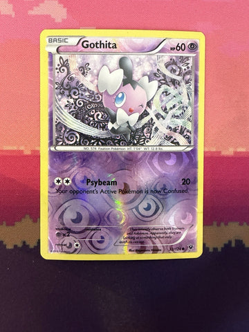 Pokemon Card Gothita Fates Collide Reverse Holo Common 32/124 Near Mint