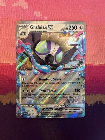 Pokemon Card Grafaiai EX Black Star Promo 100 Near Mint