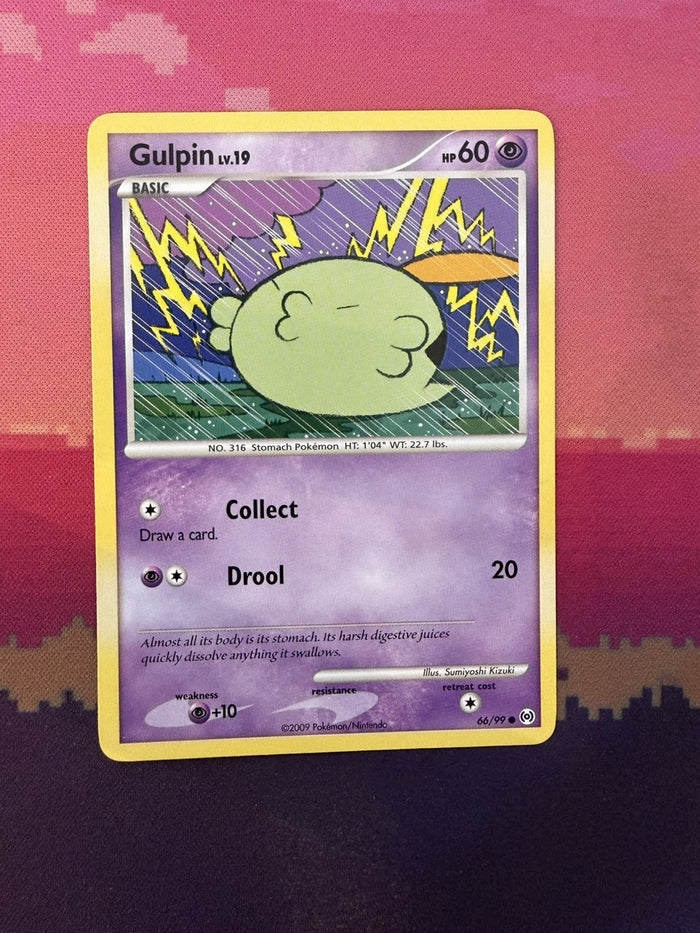 Pokemon Card Gulpin Platinum Arceus Common 66/99 Near Mint