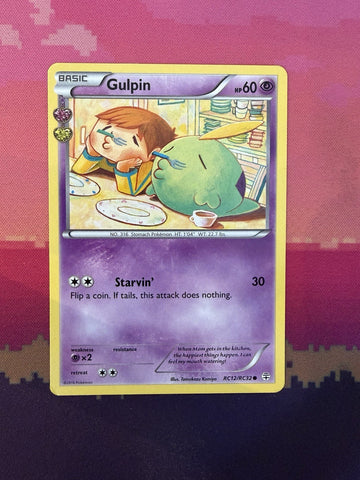 Pokemon Card Gulpin Radiant Collection Common RC12/RC32 Near Mint