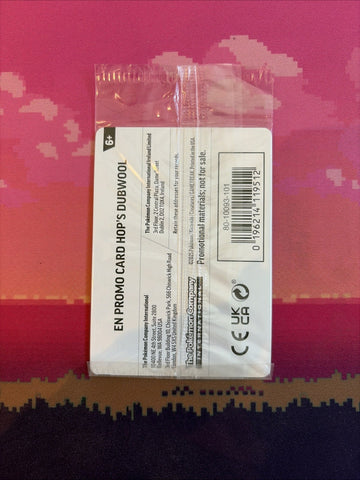 Pokemon Card Hop's Dubwool Journey Together STAMPED 136/159 SEALED Near Mint (back)