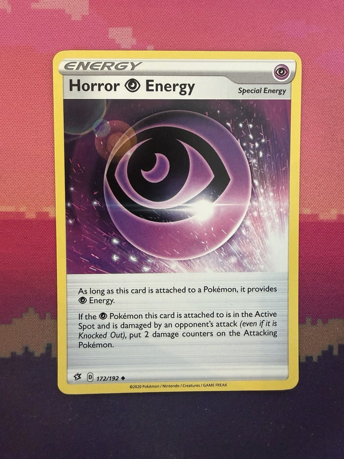 Pokemon Card Horror Energy Rebel Clash 172/192 Near Mint