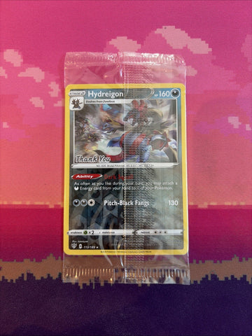 Pokemon Card Hydreigon Thank You STAMPED Promo 110/189 SEALED Near Mint