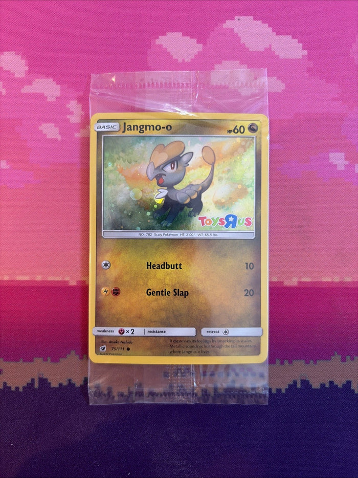 Pokemon Card Jangmo-o Toys R Us STAMPED Promo 75/111 SEALED Near Mint