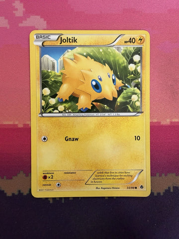 Pokemon Card Joltik  Emerging Powers Common 33/98 Near Mint