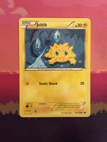 Pokemon Card Joltik Dark Explorers Common 42/108 Near Mint