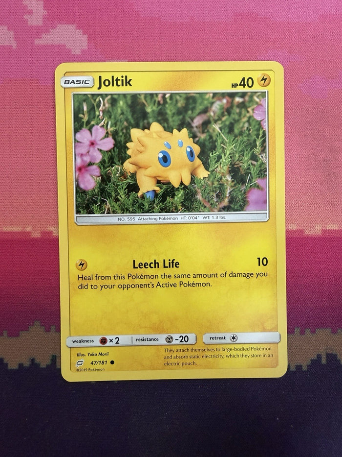 Pokemon Card Joltik Team Up Common 47/181 Near Mint