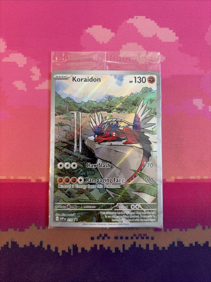Pokemon Card Koraidon Black Star Promo 014 SEALED Near Mint