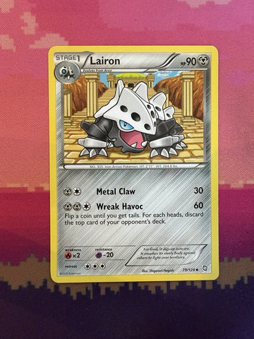 Pokemon Card Lairon Dragons Exalted Uncommon 79/124 Near Mint
