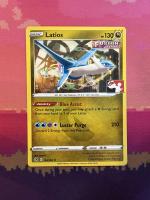 Pokemon Card Latios Prize Pack Stamp Rare 194/264 Near Mint