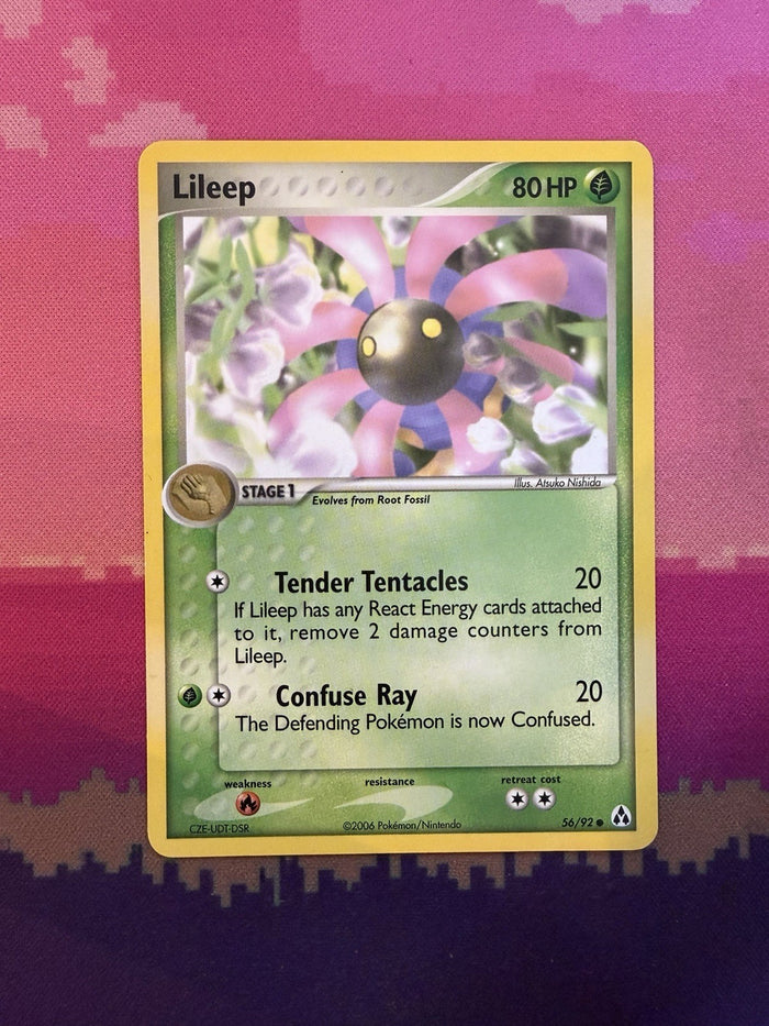 Pokemon Card Lileep Legend Maker Common 56/92 Near Mint