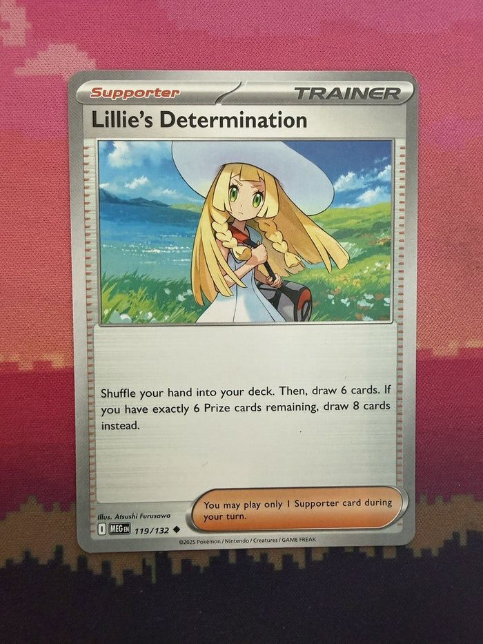 Pokemon Card Lillie's Determination Mega Evolution 119/132 Near Mint