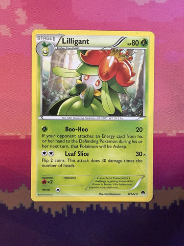 Pokemon Card Lilligant BREAKpoint Rare 8/122 Near Mint