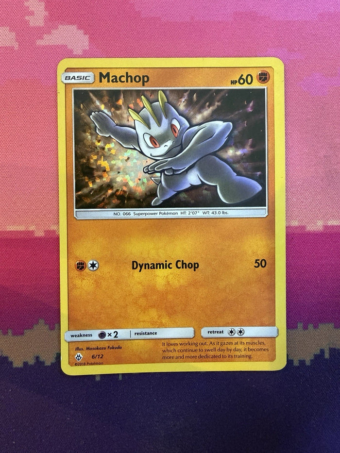 Pokemon Card Machop Mcdonald's 2018 Holo 6/12 Near Mint