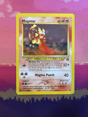 Pokemon Card Magmar WOTC Black Star Promo 44 Near Mint
