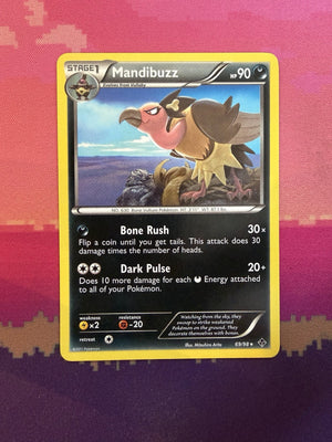 Pokemon Card Mandibuzz Emerging Powers Rare 69/98 Near Mint