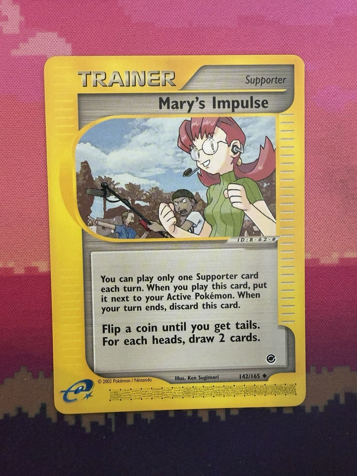 Pokemon Card Mary's Impulse Expedition 142/165 Near Mint