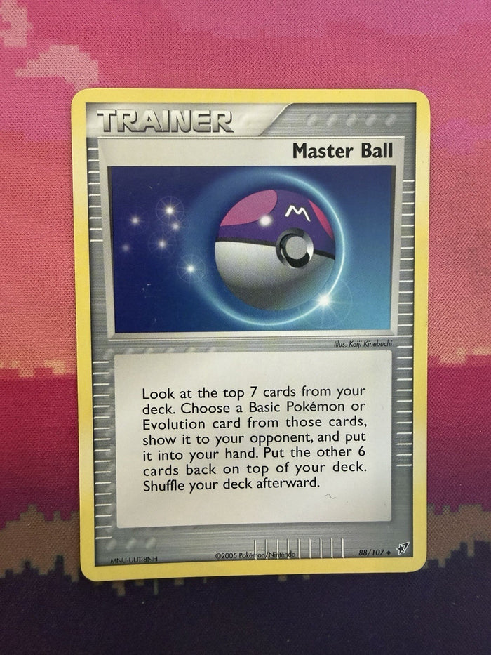 Pokemon Card Master Ball Deoxys 88/107 Near Mint