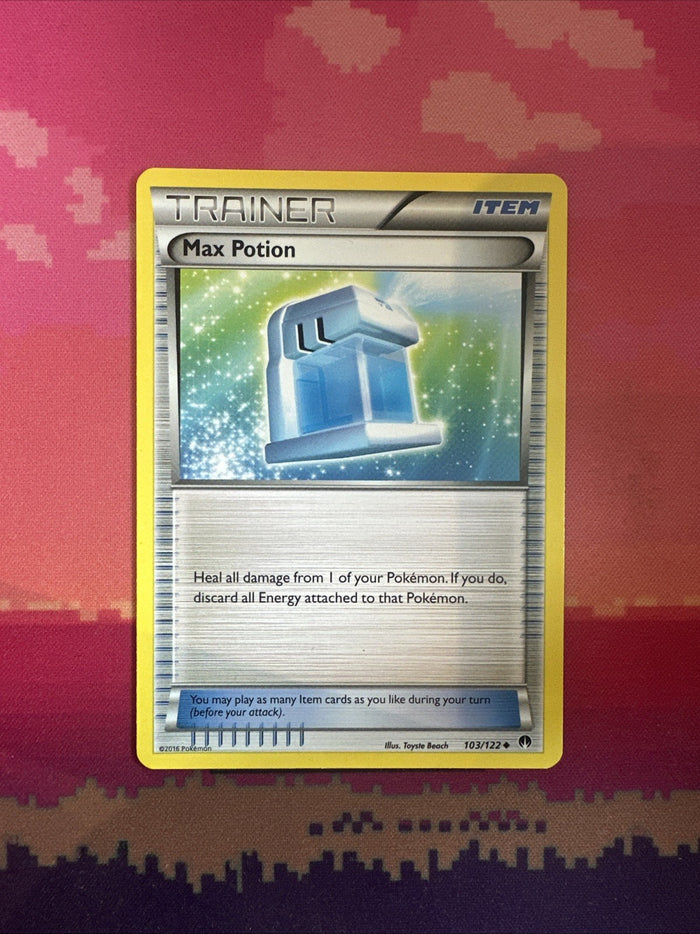 Pokemon Card Max Potion Breakpoint 103/122 Near Mint