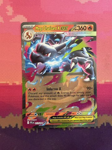 Pokemon Card Mega Charizard ex Phantasmal Flames Double Rare 013/094 Near Mint