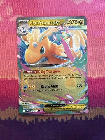 Pokemon Card Mega Dragonite ex Ascended Heroes Double Rare 152/217 Near Mint
