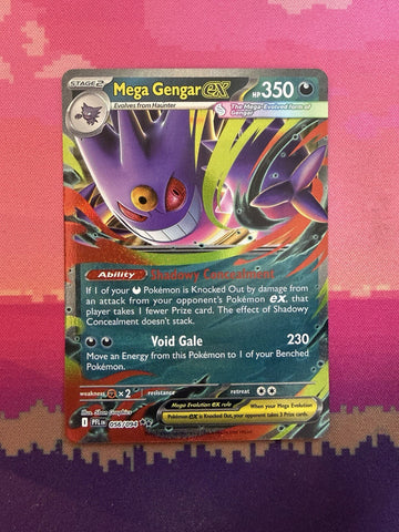 Pokemon Card Mega Gengar ex Phantasmal Flames Double Rare 056/094 Near Mint